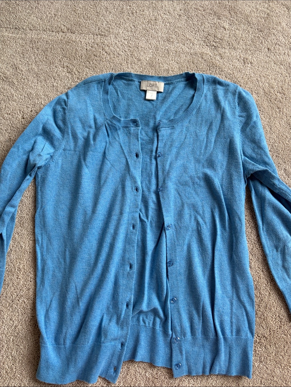 LOFT Blue Women's Cardigan Sweater